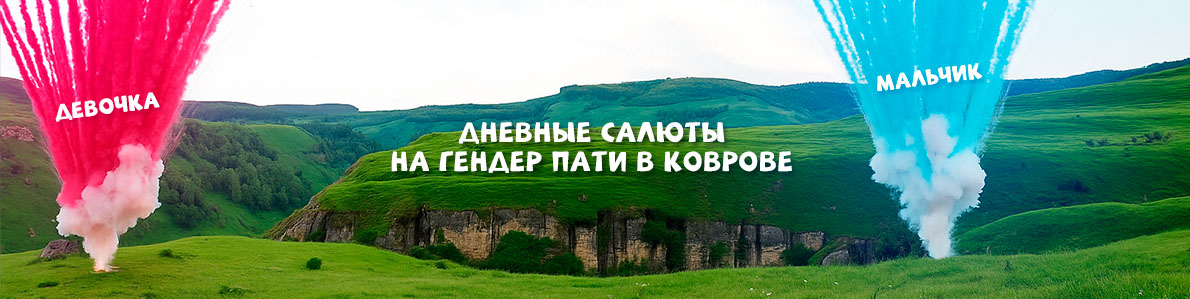 Дневной салют на гендер пати